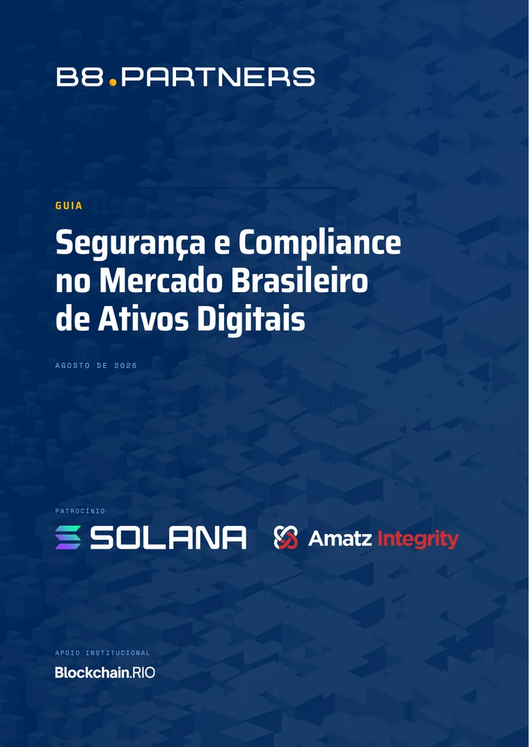 Capa do guia Segurança e Compliance no Mercado Brasileiro de Ativos Digitais